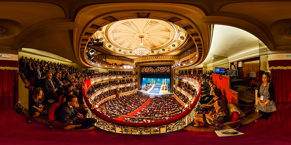 Ceremonia de entrega de los Premios Príncipe de Asturias en Teatro Campoamor Oviedo 360º virtual