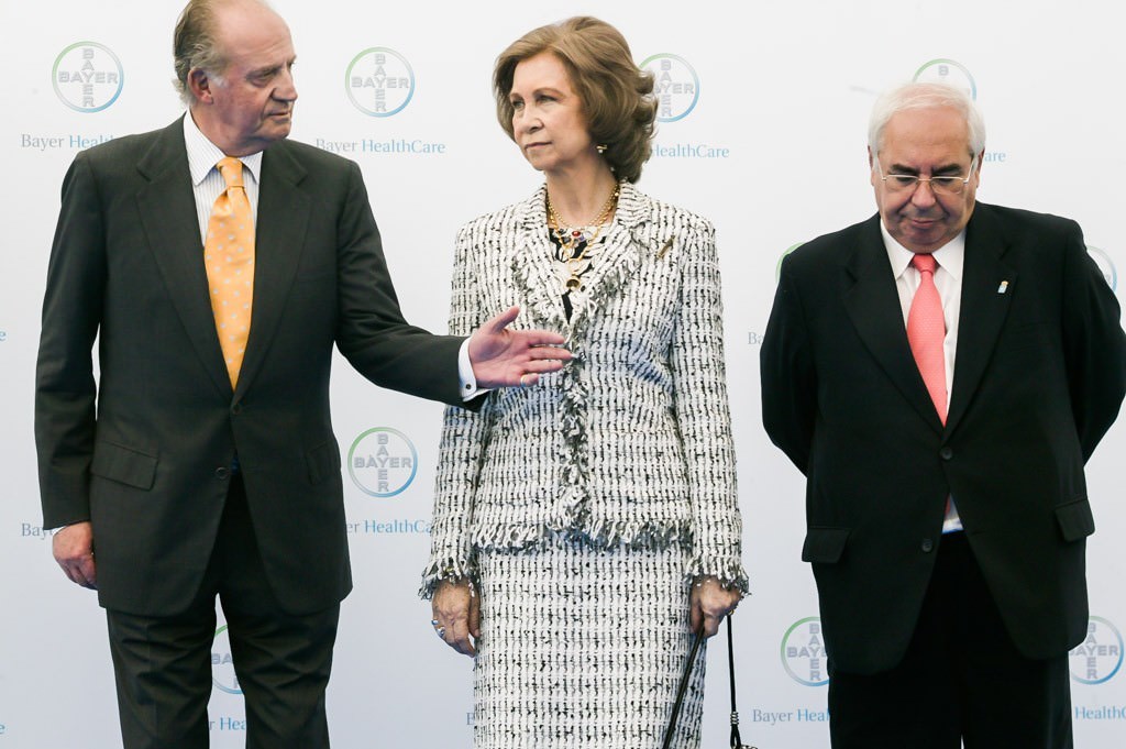 Rey Juan Carlos I  en Bayer Langreo