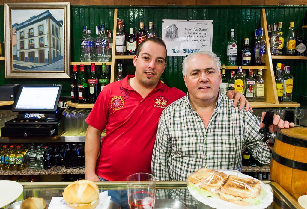 Paco del bar Chicote Oviedo